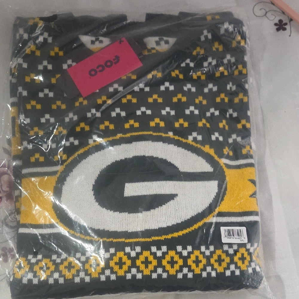 Green Bay Packers Crewneck Sweater - Green and Yellow